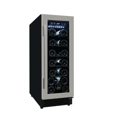 Manufactory 20 Garrafas 820mm Altura Mini Geladeira para Vinho Construída em ZS-A60 para Armazenamento de Vinho com Prateleira de Arame SS Porta
