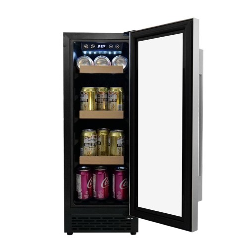 57L Built-in Built under Wine and Beverage Coolers - Made in Josoo Factory, Holds 90 Cans of Drinks