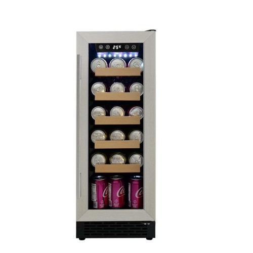 Personalisierter Getränkekühlschrank mit 57 Dosen, 820 mm Höhe, eingebauter ZS-A60Y für die Getränkeaufbewahrung mit 5 Drahtregalen aus SS-Tür
