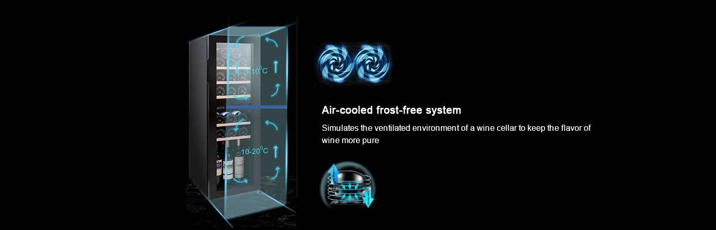 josoo wine cooler refrigeration system
