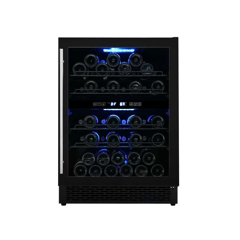 Manufacturing 24 Inch Dual Zone Wine Cellar BuiltIn Compressor Cooler
