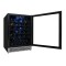 Wholesale Buy 49 Bottles Single Zone Glass Wine Fridge for Wine ZS-A150 with Wire Rack Built-In Kitchen