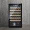 Wholesale 33 Bottles Free Standing Wine Cellars In The Corner ZS-A86 for Wine Storage with Beech Wooden Shelf and Full Glass Door