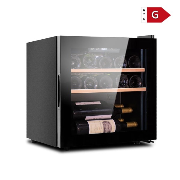Josoo | Refrigeradores de vino de 14 botellas Refrigerador de vino de encimera de 42 litros de zona única UK Pop Clase G (ZS-A40)