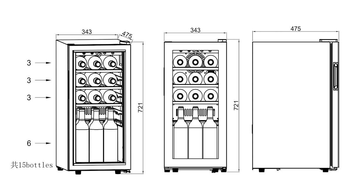 Wine cooler for wholesale