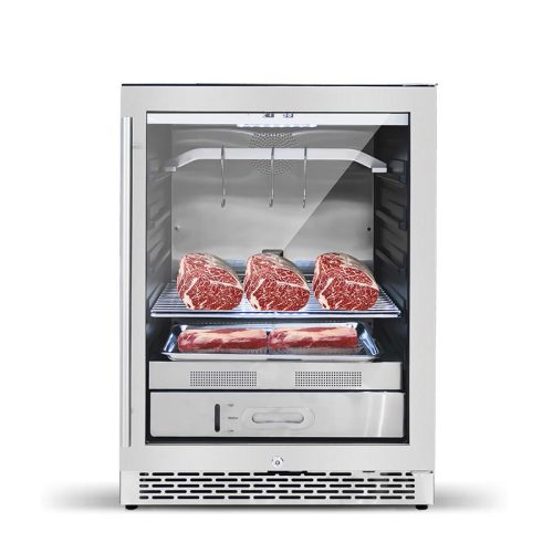 Josoo | 23.5'' 110L Single Zone Inverter Compressor Beef Dry Age Fridge Building at Home (ZS-A145N)