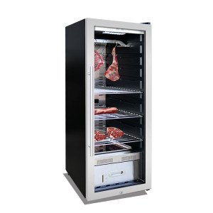 Josoo | Refrigerador de curado de 19,3'' y 172 l para carne, pescado y res, con sistema de maduración en seco, con protección UVC para el hogar (ZS-A200N)