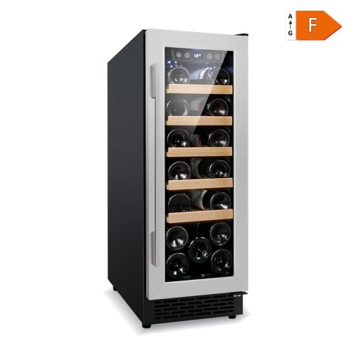 Stainless Steel Red Wine Cooler Cabinet Storage 20-Bottle Embedded Storage Solution