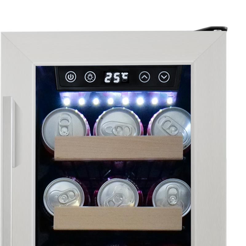 45° Corner SST Door Wine Cooler