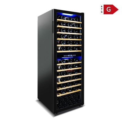 Premium Dual-Zone Wine Fridge with 242L Automatic Defrost - Manufactured by Josoo Wine Cooler Co.