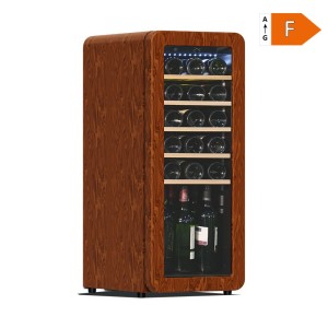 Fabricante de refrigerador de vinho personalizado autônomo zona única novo refrigerador de vinho vintage de 60L com padrão ABS