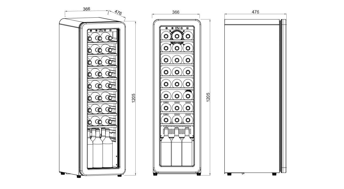 90L Wine Cooler