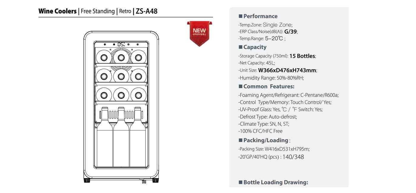 45 Capacity Wine Cellar