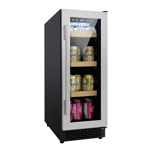 57L Built-in Built under Wine and Beverage Coolers - Made in Josoo Factory, Holds 90 Cans of Drinks