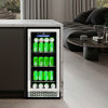 Smart Beverage Cooler Brand OEM Outdoor Storage Beer Drink Cooler with Chrome Shelf and SS Door