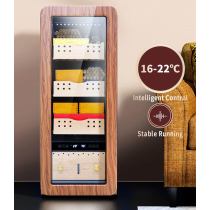 OEM Luxury Humidor Cabinet Cigar Thermoelectric Wood Humidor Wine Cooler For Electric Cigars