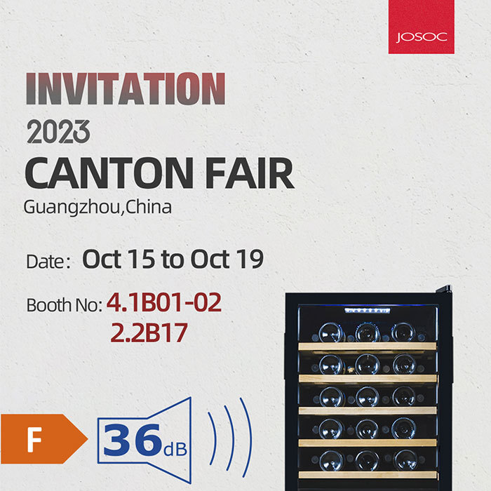 JOSOO Wine Cooler Manufacturer: You're Invited to the 134th Canton Fair!
