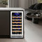 Buy 33 Bottles Single Zone Built-In Upgrade Wine Cooler Refrigerators ZS-A88 for Wine with Wooden Rack and SS Door and Handle