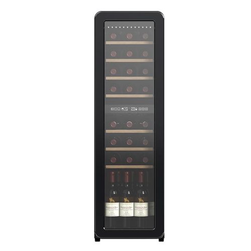 Wholesale Dual Zone 30 Bottle 86L Freestanding Vintage Wine Cooler with 7Beech Wood for Homeuse