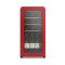 Commercial Mini Fridge Red ABS Retro Design with Fruit Basket for Ice Bars,Discounted bulk purchase