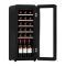 JOSOO Customize Free Standing Compressor 24 Bottles Wine Storage Black Retro Wine Cooler