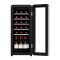 JOSOO Customize Free Standing Compressor 24 Bottles Wine Storage Black Retro Wine Cooler