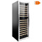 Wholesale White LED Free Standing Dual Wine Fridge ZS-B459 for Wine Storage with Beech Wooden Rack and Seamless SS Door