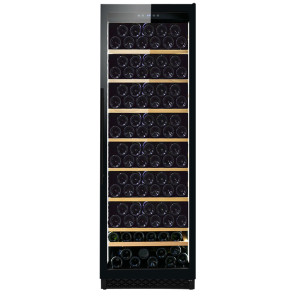 Distributors Display Tower High Wine Cooler ZS-A450 Stockpiling 190 Bottles Wine with Beech Wooden Rack and Full Glass Door
