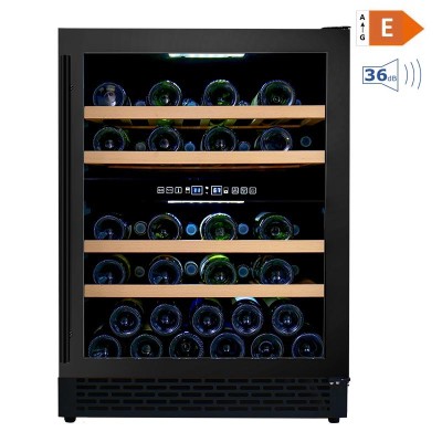 Wholesale Built-Under Dual Zone Small Wine Cellar ZS-B145 for Win Storage with E class 36Db