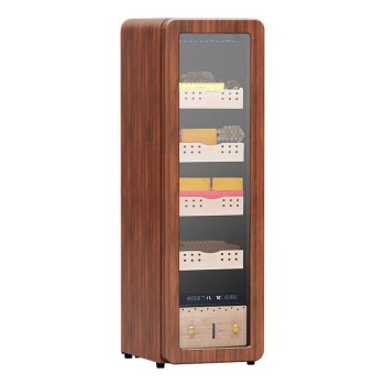 Wholesale Retro Cigar Humidors Cabinet with  wooden like colors ZS-A78X for Cigar Storage