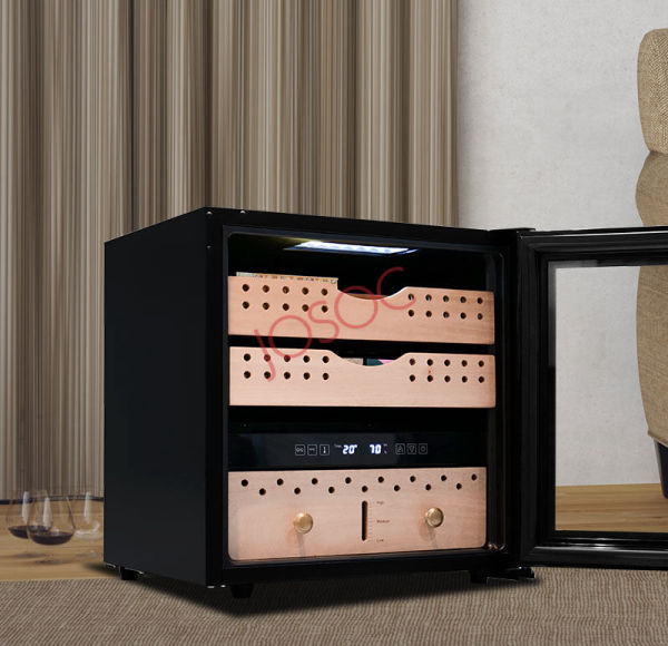 A ascensão do "humidor refrigerado": por que o controle de temperatura é a nova fronteira na preservação de charutos.