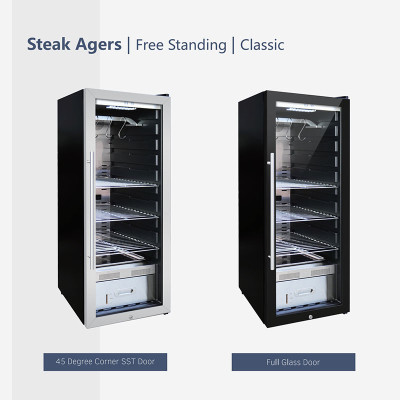 Josoo | 19.3'' 172L Curing Fridge For Meat Fish Beef Dry Age Refrigerador UVC for Home (ZS-A200N)