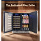 Wholesale Double-Door Stainless Steel Foam-Insulated Wine and Beverage Cooler Fridge for Drink