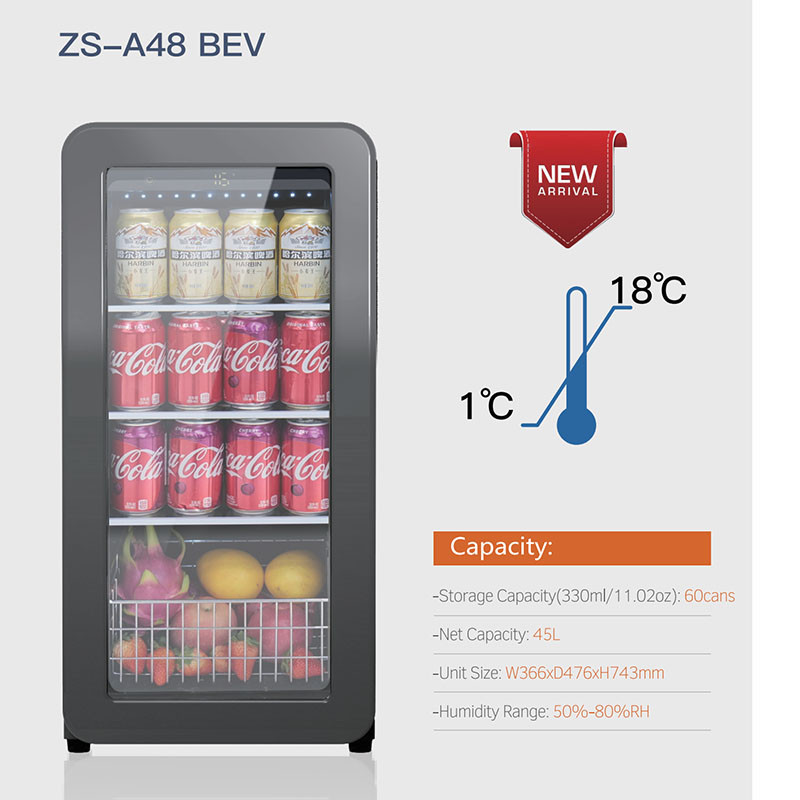 Free Standing Beverage Center Fridge