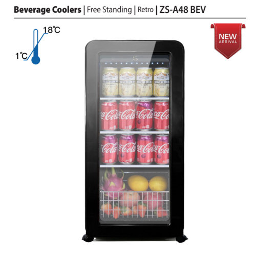 Wholesale 14" Free Standing Beverage Center Fridge Drinks Cabinet Refrigerator for Wine Storage