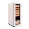 OEM Freestanding Circular Arc Red Electronic Cigar Humidor ZS-A58X for Cigar Storage with Cedar Wood Rack Plastic Frame