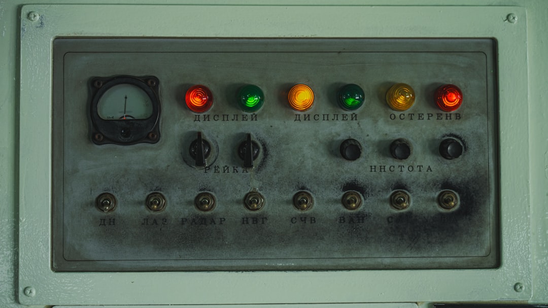 Close-up of a digital control panel on an electric humidor.