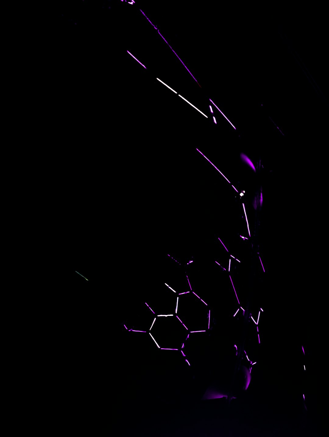 A diagram illustrating UV rays penetrating a wine bottle and causing a chemical reaction called light strike.