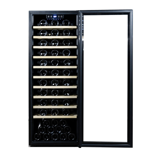Order A Wine Cellar And Get A Free Sample 85 Bottles Thermoelectric Wine Cooler ZS-A200 with Plastic Frame Door for Bar