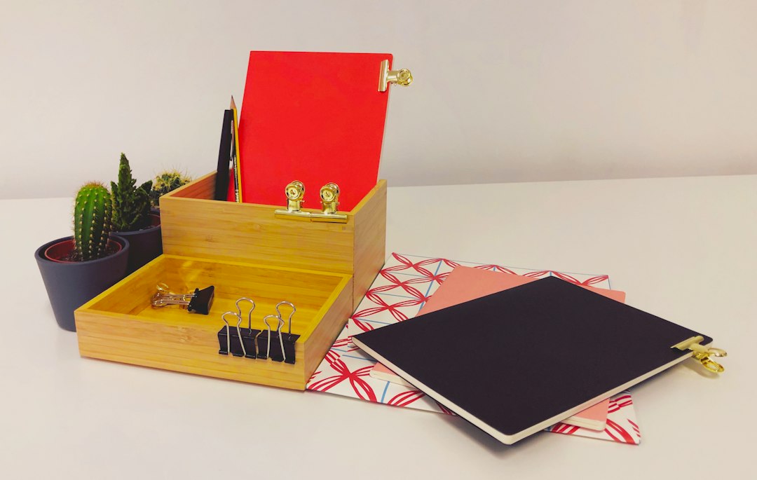 A finished eco-friendly humidor displayed proudly on a desk