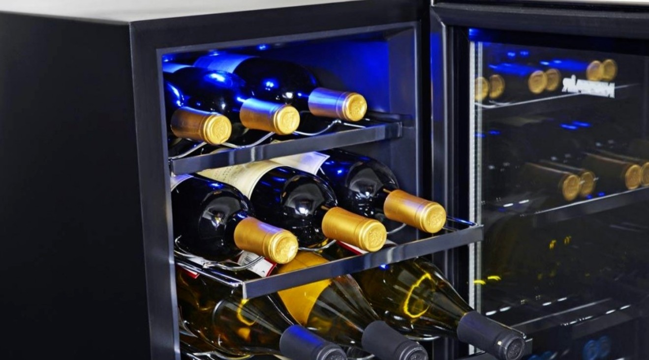 Wine cooler refrigerators