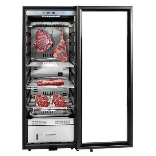 Josoo | 19.3'' 172L Curing Fridge For Meat Fish Beef Dry Age Refrigerador UVC for Home (ZS-A200N)