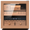Wholesale Manufacturers Cigar Humidor cooler with humidity control ZS-A40X for Cigars Stock Up Rose Golden Seamless SS Door