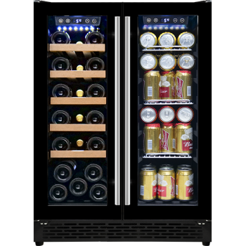 Customised Wholesale 3 Tier Full Glass Door Double Door Beer Refrigerator, -5 Degree Celsius for Ice Cream and Beverage Storage