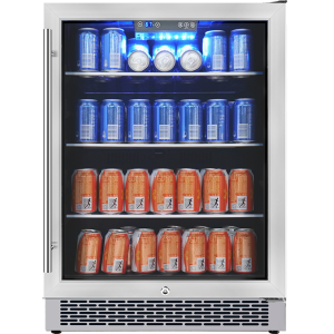 Single Zone Fridge Cabinet Convenience Store Beer Coolers ZS-A150P Beer Chiller Refrigerator With Glass Rack for Outdoor