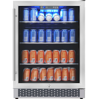 Single Zone Fridge Cabinet Convenience Store Beer Coolers ZS-A150P Beer Chiller Refrigerator With Glass Rack for Outdoor