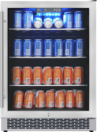 Single Zone Fridge Cabinet Convenience Store Beer Coolers ZS-A150P Beer Chiller Refrigerator With Glass Rack for Outdoor
