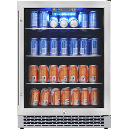 Single Zone Fridge Cabinet Convenience Store Beer Coolers ZS-A150P Beer Chiller Refrigerator With Glass Rack for Outdoor