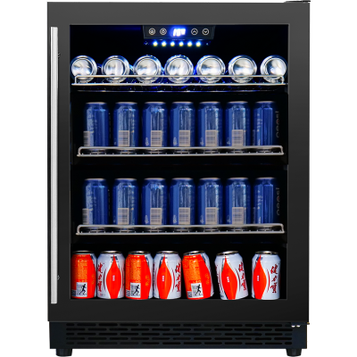 Josoo Customize Built-in Installation Beer Cooler ZS-A145P for Beer Storage Refrigerator with Glass Rack and SS Door