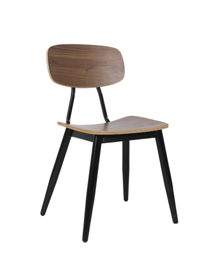 Wooden Chairs Indoor Cafe Solid Wood Dining Chairs Restaurant Wooden Furniture